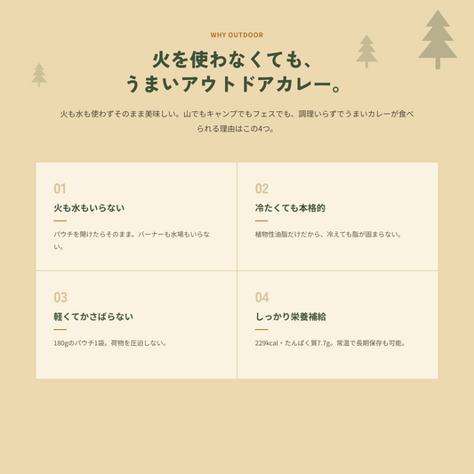 【10食】NINZIA アウトドアカレー