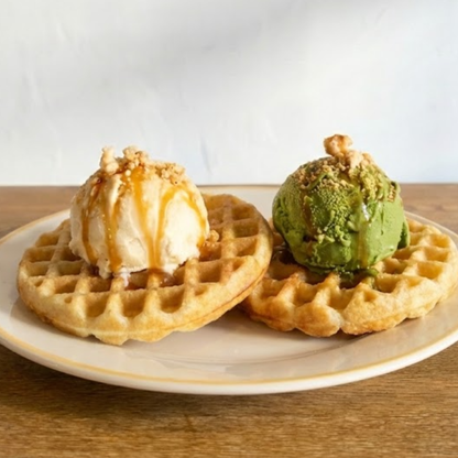 The Rice Creamery×NINZIA 「モチリッチ ワッフルアイスセット」