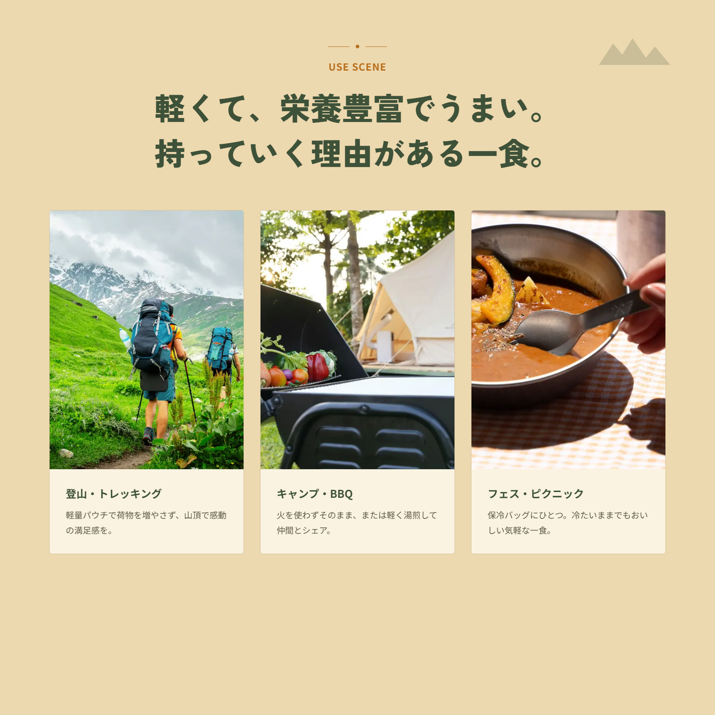 【2食】NINZIA アウトドアカレー