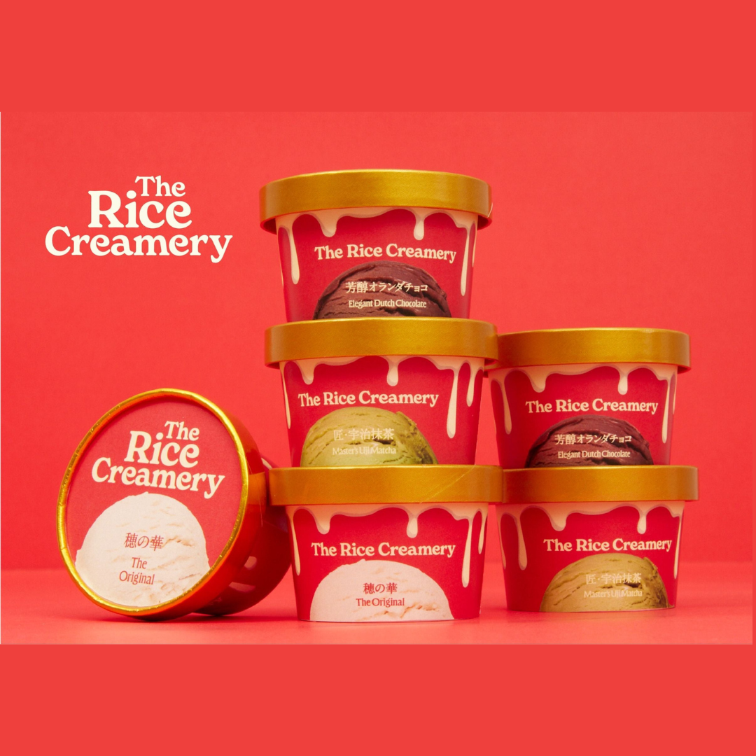 The Rice Creamery×NINZIA 「モチリッチ ワッフルアイスセット」
