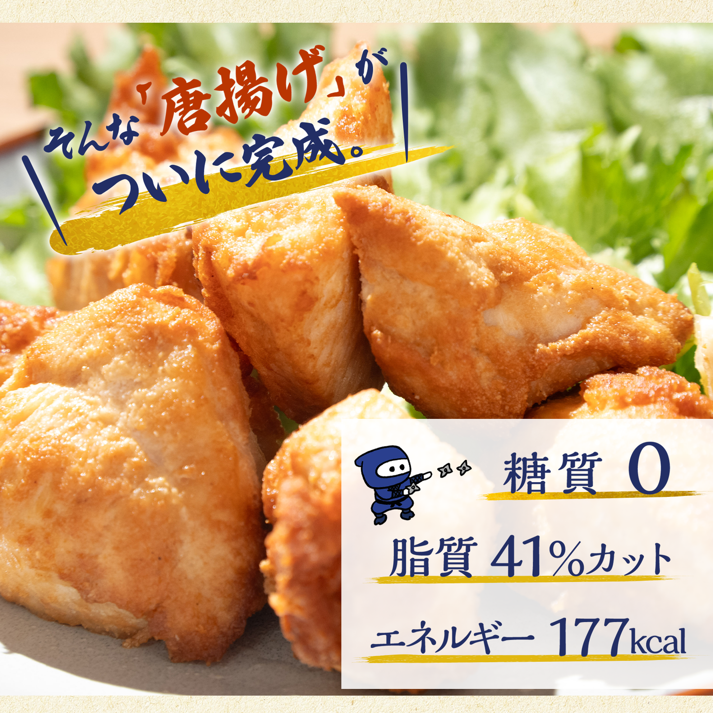 糖質ゼロ唐揚げ【500g×4袋】