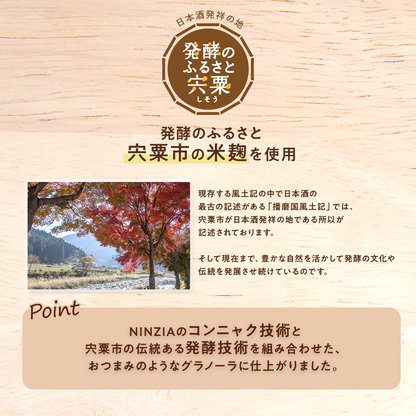 【20袋】NINZIAのグラノーラスナック（塩麴＆胡椒２０袋）